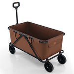  - Collapsible Folding Wagon Cart with Adjustable Handlebar - Outdoor Style Company