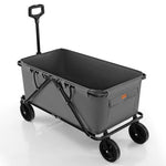  - Collapsible Folding Wagon Cart with Adjustable Handlebar - Outdoor Style Company
