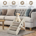  - Collapsible Plastic Pet Stairs 4 Step Ladder for Small Dog and Cats - Outdoor Style Company