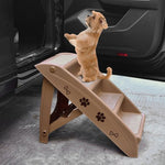  - Collapsible Plastic Pet Stairs 4 Step Ladder for Small Dog and Cats - Outdoor Style Company