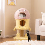  - Cute Monster - Themed Cat Tower with 2 Private Condos and 3 - Level Activity Center - Outdoor Style Company