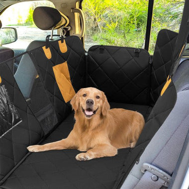  - Dog Car Seat Cover Protector for Back Seat with Mesh Windows - Outdoor Style Company