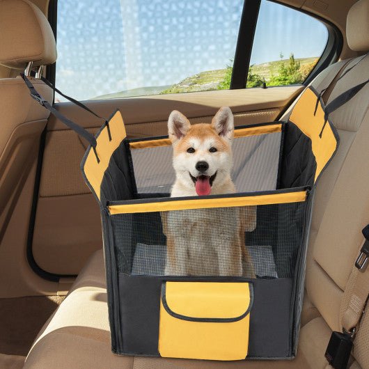  - Dog Car Seat Cover with Mesh Window for Small and Medium Dogs - Outdoor Style Company