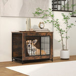  - Dog Crate Furniture with Double Lockable Doors and Removable Pull - out Tray - Outdoor Style Company