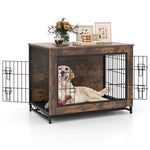  - Dog Crate Furniture with Double Lockable Doors and Removable Pull - out Tray - Outdoor Style Company