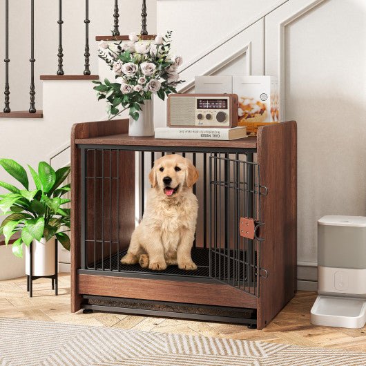  - Dog Crate Indoor Dog Cage with Removable Tray and Lockable Door - Outdoor Style Company