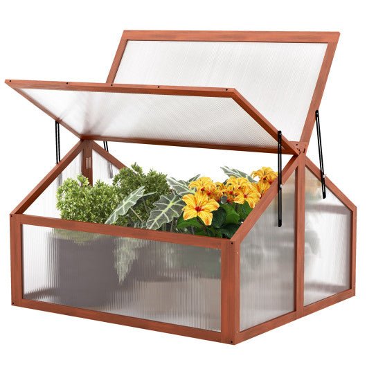  - Double Box Garden Wooden Greenhouse - Outdoor Style Company