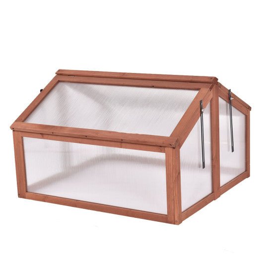  - Double Box Garden Wooden Greenhouse - Outdoor Style Company