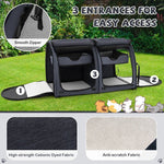  - Double Compartment Pet Carrier with 2 Removable Hammocks - Outdoor Style Company