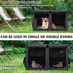  - Double Compartment Pet Carrier with 2 Removable Hammocks - Outdoor Style Company