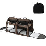  - Double Compartment Pet Carrier with 2 Removable Hammocks - Outdoor Style Company