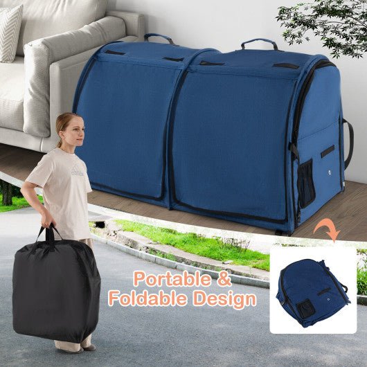  - Double Compartment Pet Carrier with 2 Removable Hammocks - Outdoor Style Company