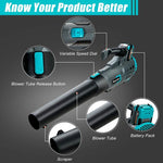  - Electrical Cordless Leaf Blower with Battery and Charger - Outdoor Style Company