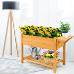  - Elevated Planter Box Kit with 8 Grids and Folding Tabletop - Outdoor Style Company