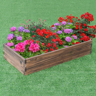  - Elevated Wooden Garden Planter Box Bed Kit - Outdoor Style Company