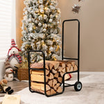  - Firewood Log Cart Carrier with Anti - Slip and Wear - Resistant Wheels - Outdoor Style Company