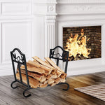  - Foldable Firewood Log Rack Steel Wood Storage Holder - Outdoor Style Company