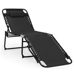  - Foldable Recline Lounge Chair with Adjustable Backrest and Footrest - Outdoor Style Company