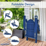  - Foldable Weather Resistant Patio Chair with Built - in Cup Holder - Outdoor Style Company