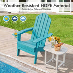  - Foldable Weather Resistant Patio Chair with Built - in Cup Holder - Outdoor Style Company