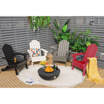  - Foldable Weather Resistant Patio Chair with Built - in Cup Holder - Outdoor Style Company