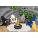  - Foldable Weather Resistant Patio Chair with Built - in Cup Holder - Outdoor Style Company