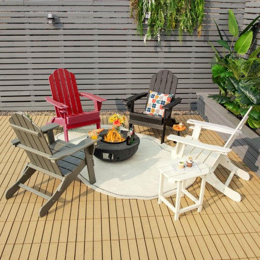  - Foldable Weather Resistant Patio Chair with Built - in Cup Holder - Outdoor Style Company