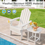  - Foldable Weather Resistant Patio Chair with Built - in Cup Holder - Outdoor Style Company