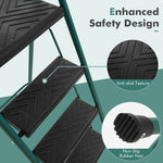  - Folding 4 - Step Ladder with Tool Tray Non - Slip Footpads and Pedals - Outdoor Style Company