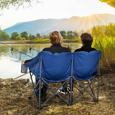  - Folding Camping Chair with Bags and Padded Backrest - Outdoor Style Company