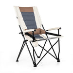  - Folding Camping Chair with Cup Holder Armrest and Lumbar Pillow - Outdoor Style Company