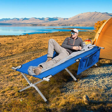  - Folding Camping Cot Heavy - duty Camp Bed with Carry Bag - Outdoor Style Company