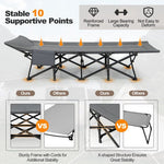  - Folding Camping Cot with Carry Bag Cushion and Headrest - Outdoor Style Company