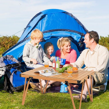  - Folding Camping Table Picnic Table with Storage Bag and Waterproof Desktop - Outdoor Style Company