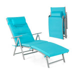  - Folding Chaise Lounge Chair Outdoor Reclining Chair for Backyard - Outdoor Style Company