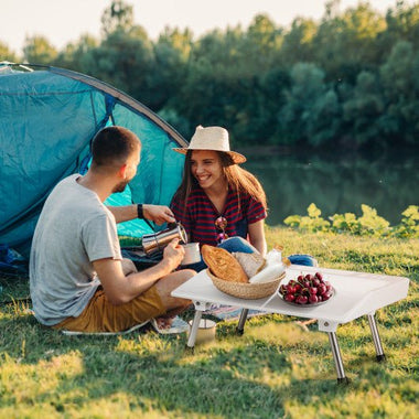  - Folding Fish Fillet Table Portable Fish Cleaning and Cutting Table with Knife Slots - Outdoor Style Company