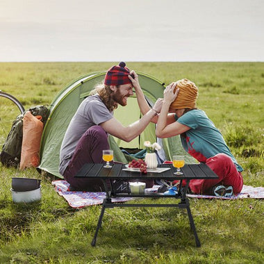  - Folding Heavy - Duty Aluminum Camping Table with Carrying Bag - Outdoor Style Company