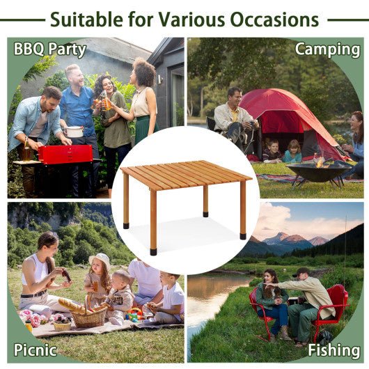  - Folding Outdoor Camping Table with Carrying Bag for Picnics and Party - Outdoor Style Company