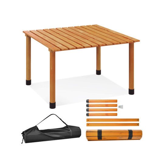 - Folding Outdoor Camping Table with Carrying Bag for Picnics and Party - Outdoor Style Company