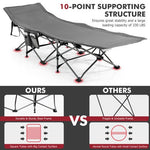  - Folding Retractable Travel Camping Cot with Mattress and Carry Bag - Outdoor Style Company