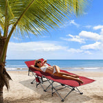  - Folding Retractable Travel Camping Cot with Mattress and Carry Bag - Outdoor Style Company