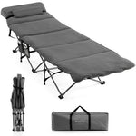  - Folding Retractable Travel Camping Cot with Mattress and Carry Bag - Outdoor Style Company