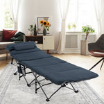  - Folding Retractable Travel Camping Cot with Mattress and Carry Bag - Outdoor Style Company