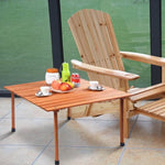  - Folding Wooden Camping Roll Up Table with Carrying Bag for Picnics and Beach - Outdoor Style Company
