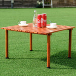  - Folding Wooden Camping Roll Up Table with Carrying Bag for Picnics and Beach - Outdoor Style Company