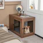  - Furniture Dog Crate with Cushion and Double Doors - Outdoor Style Company