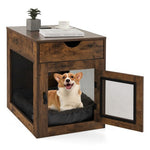  - Furniture Style Dog Kennel with Drawer and Removable Dog Bed - Outdoor Style Company