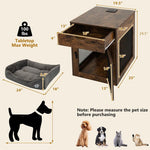  - Furniture Style Dog Kennel with Drawer and Removable Dog Bed - Outdoor Style Company