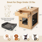  - Furniture Style Dog Kennel with Drawer and Removable Dog Bed - Outdoor Style Company