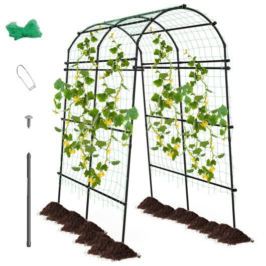  - Garden Arch Trellis with PE Coated Metal Structure - Outdoor Style Company